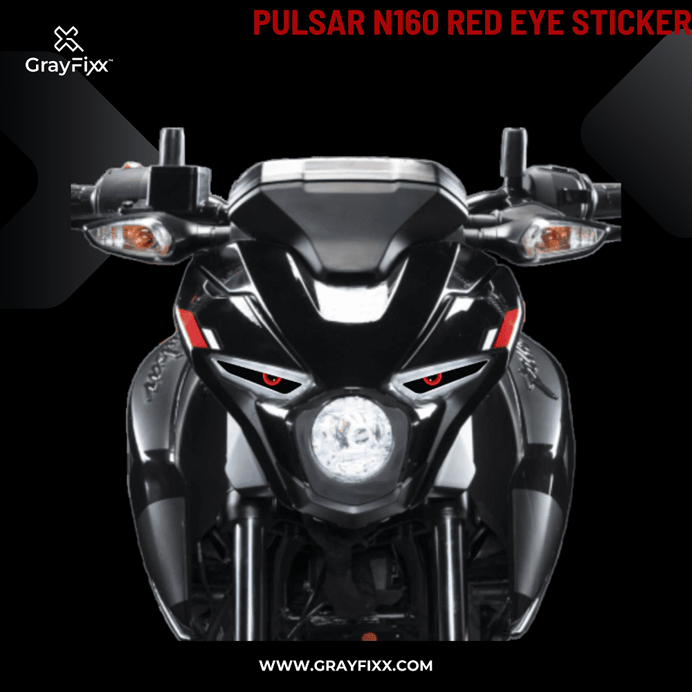 Pulsar N160 Eye Sticker | Pulsar N160 Red Eye Sticker